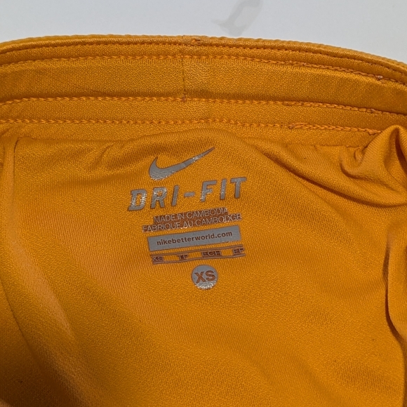 Nike Dri Fit Women's Orange and Purple Shorts - Picture 3 of 5